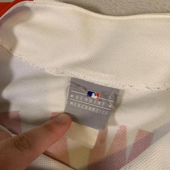 VTG Philadelphia Phillies Jersey Mens Size Medium‎ White Ryan Howard MLB U62 - Picture 12 of 16